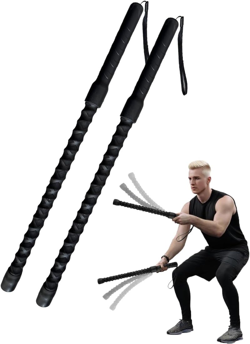 BASN Ropeless Battle Rope for Home Gym,Heave Duty Home Gym cordless Battle Rope for Advanced Fitness Training, Low-Impact Cardio Training Durable Core Strength Arm Muscle Builder Ropes - Image 1